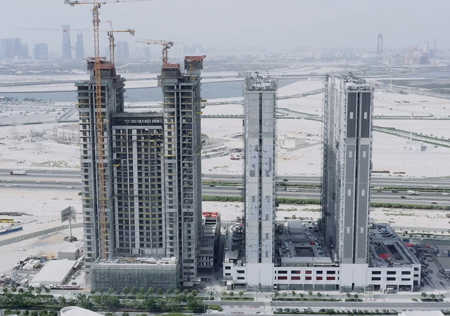 For the 28-storey Sobha Creek Vistas project, Geberit had to install a mock-up on site to demonstrate fully the single-stack system.